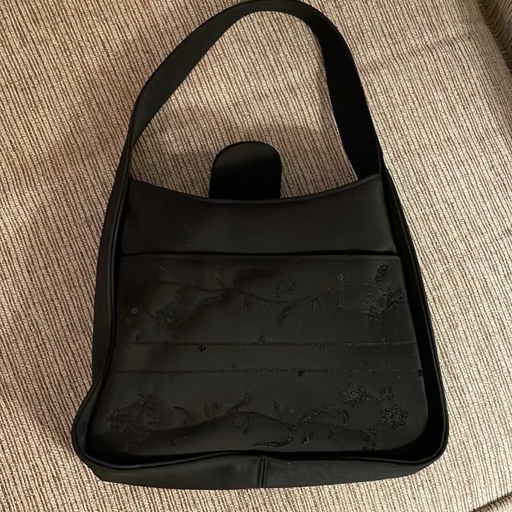 Black evening bag